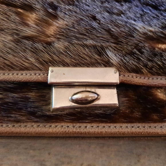 Vintage Seal Fur Wallet - Dark Brown - Picture 9 of 10